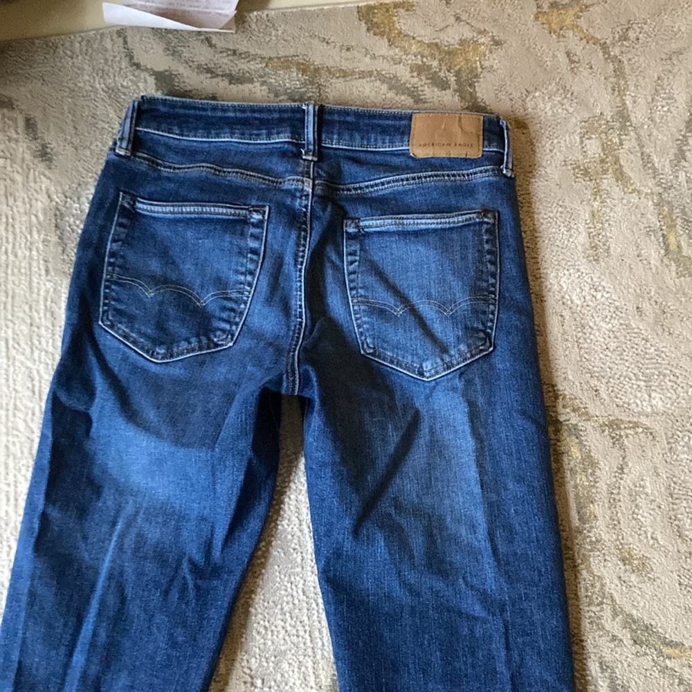 American Eagle Dark Wash Airflex Jeans - Picture 5 of 7
